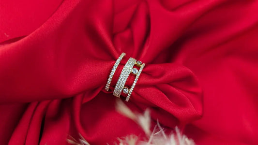 Bague doré éclat éternel ByHiba jewelry