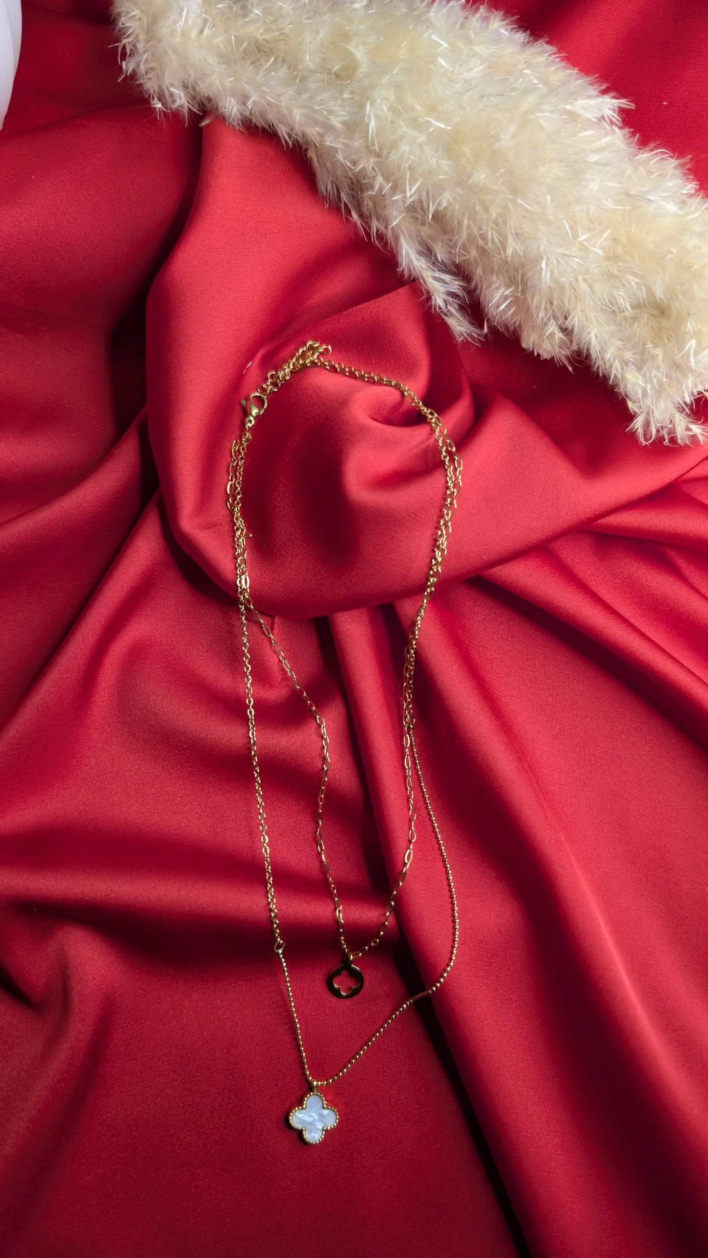 collier Trèfle d’Or Élégance ByHiba jewelry