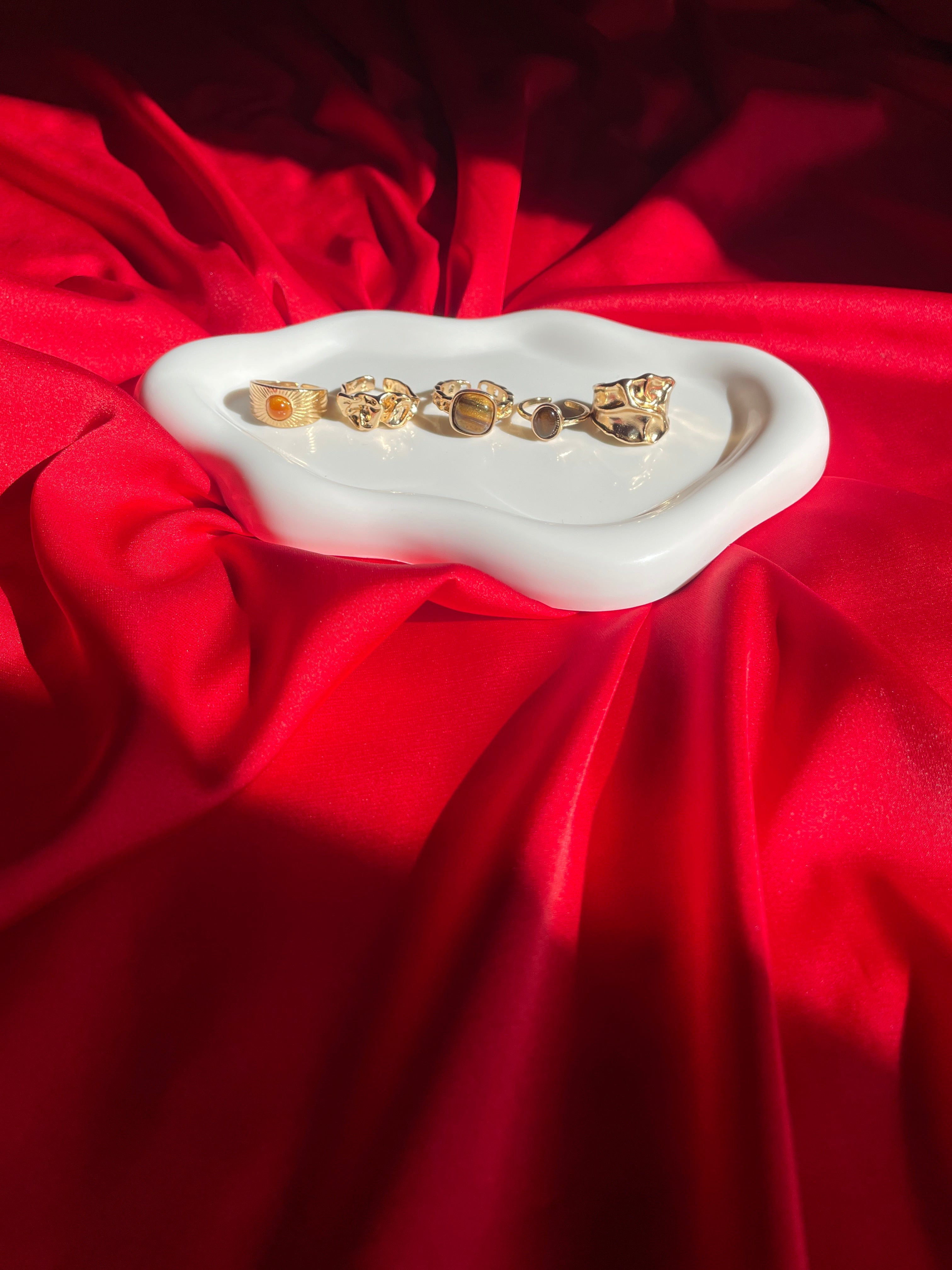 Bagues dorées femme ajustable – Collection élégante acier inoxydable | ByHiba ByHiba jewelry