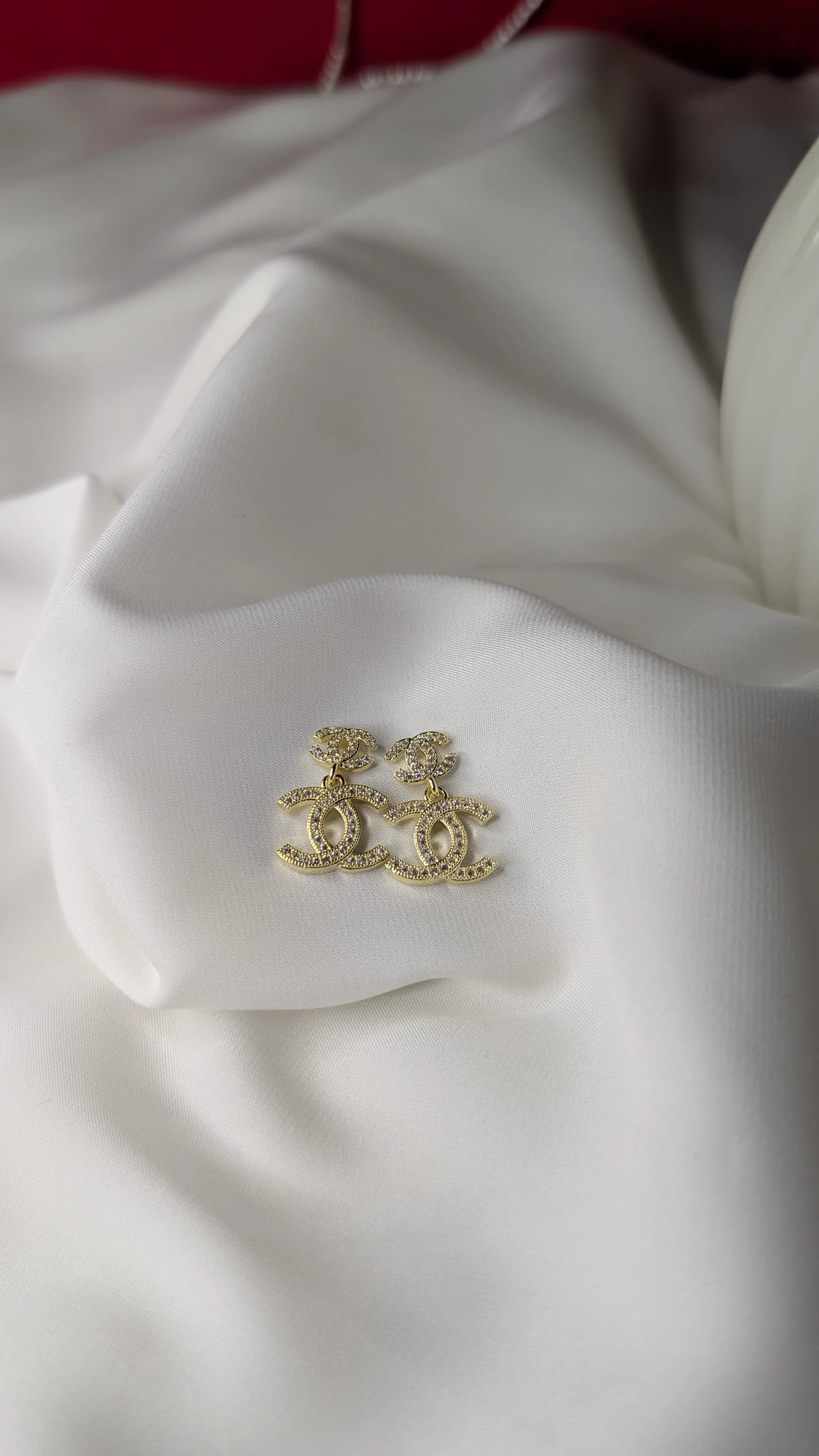 Boucles d’Oreilles Glamour Doré – Brillance & Finesse ByHiba jewelry