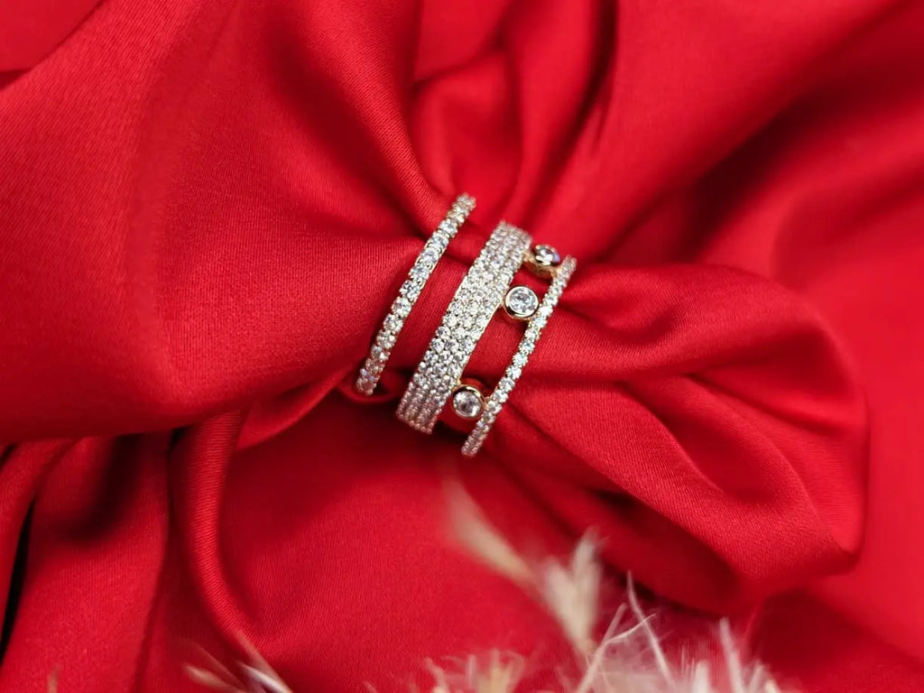 Bague doré éclat éternel ByHiba jewelry