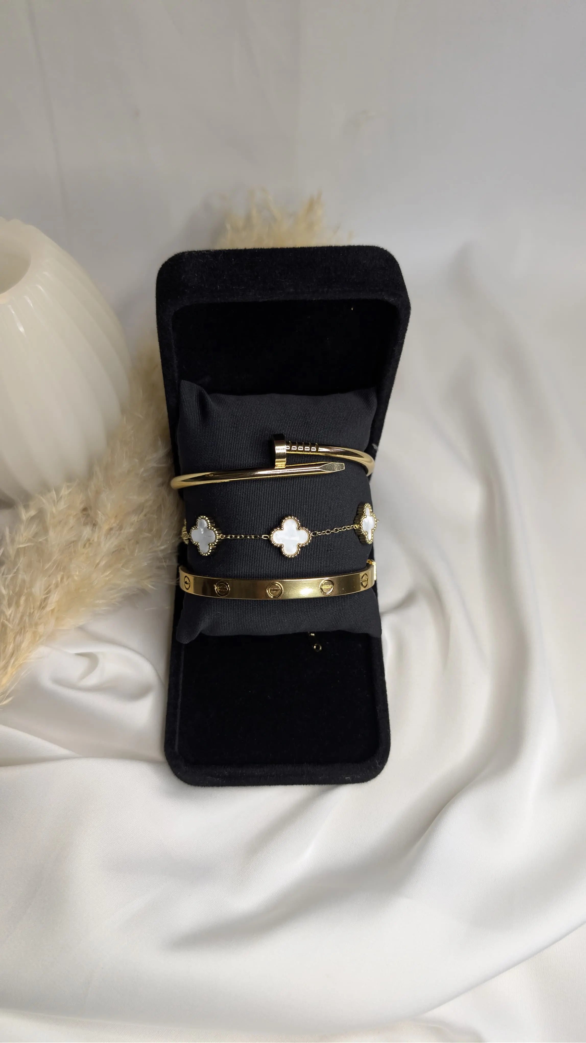 Bracelets Trio Nacré femmes maroc ByHiba jewelry