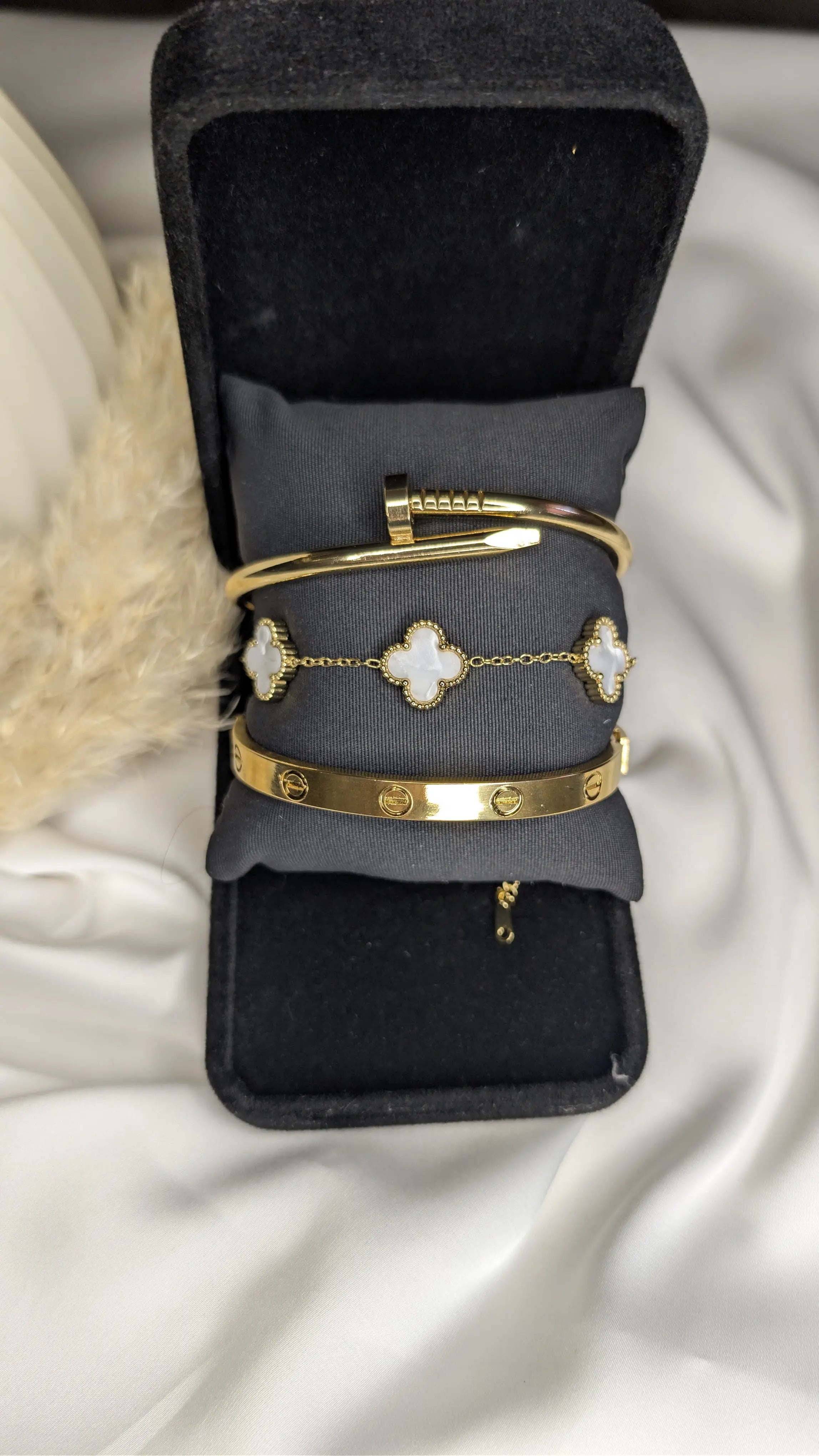 Bracelets Trio Nacré femmes maroc ByHiba jewelry