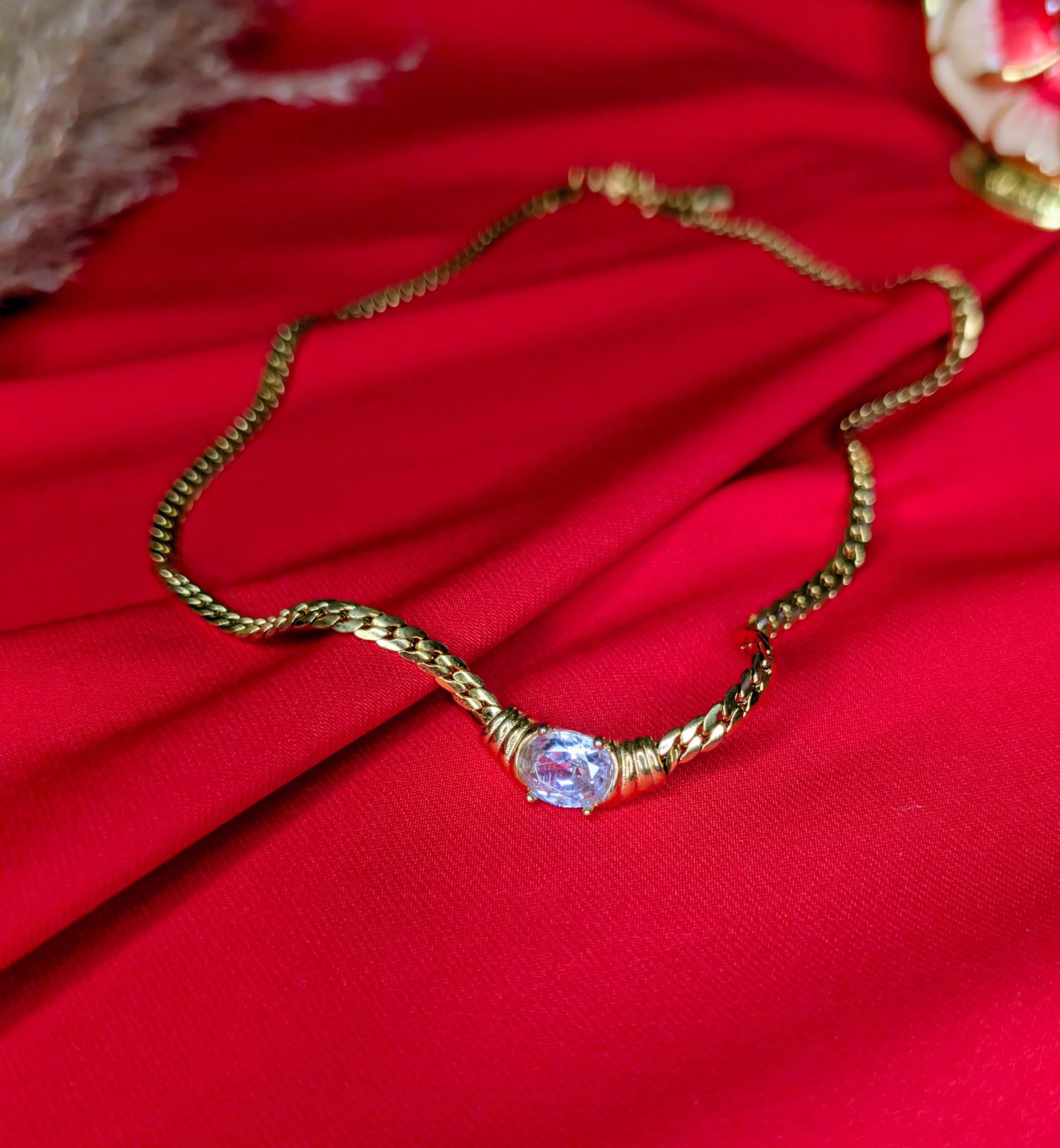 Collier lueur cristalline ByHiba jewelry